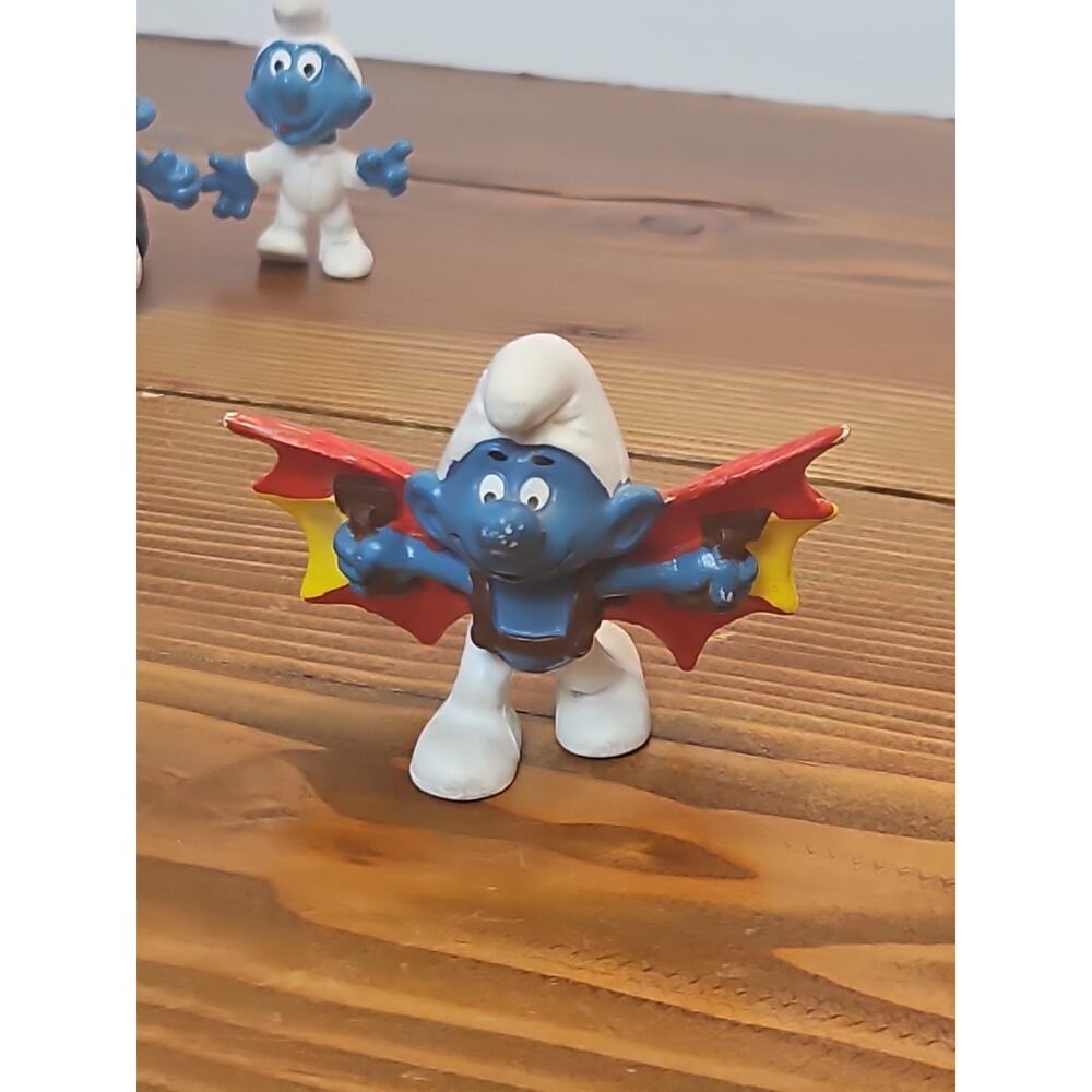 Lot Of 6 Smurfs Figurines Peyo Schleich Vintage Collectable Toys - Picture 5 of 16